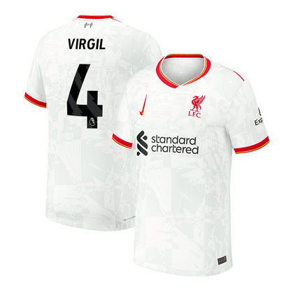 Player Version VIRGIL #4 Liverpool Third Away  Soccer Jersey 2024/25 Nej Dresy Obchod
